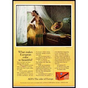 1978 AgfaChrome 64 Color Fim Vintage Print Ad Slide Photography Art Kane Photo